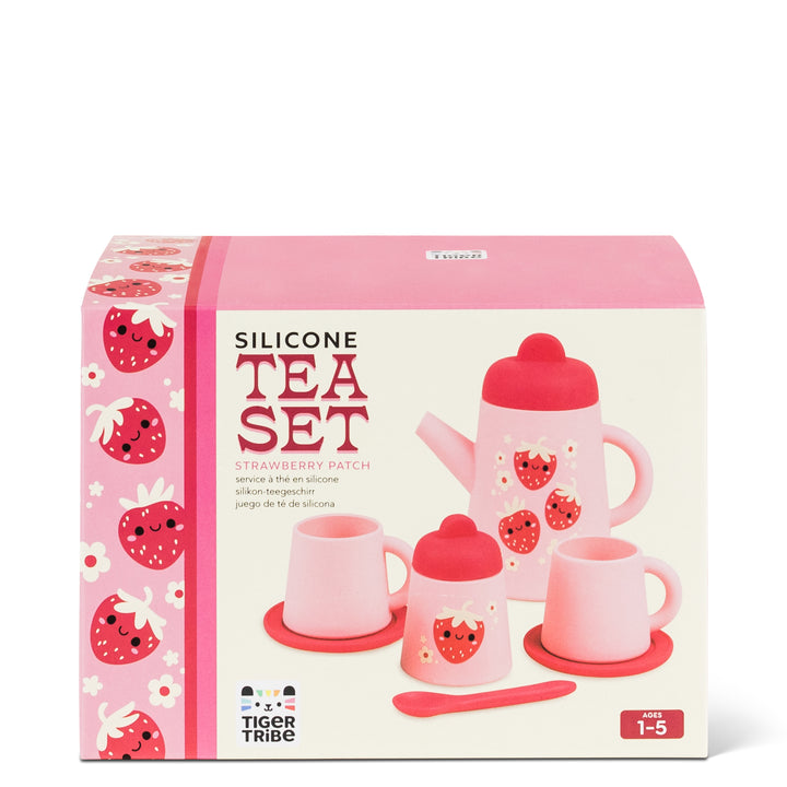 Silicone Tea Set - Strawberry Patch