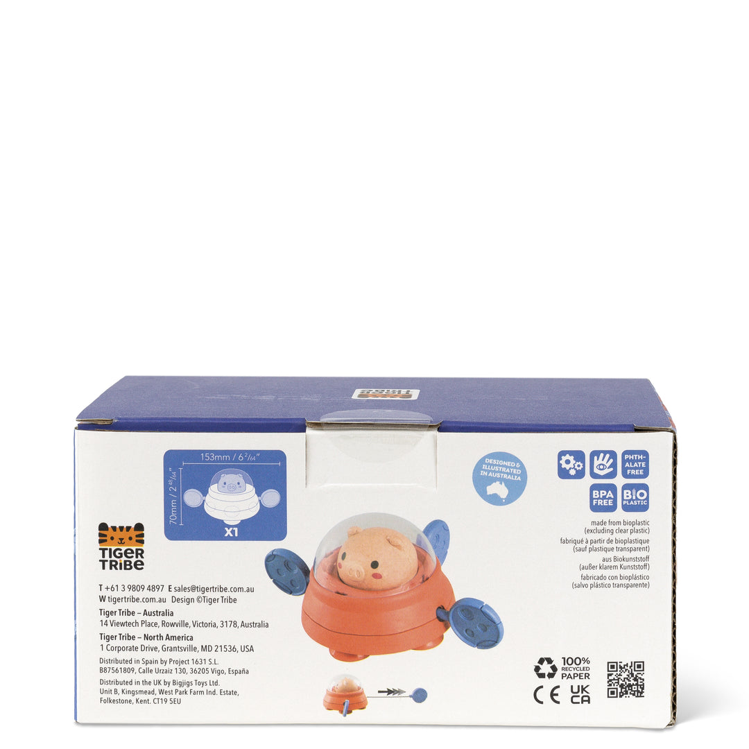 Bath Paddle Ship - Space Piggy