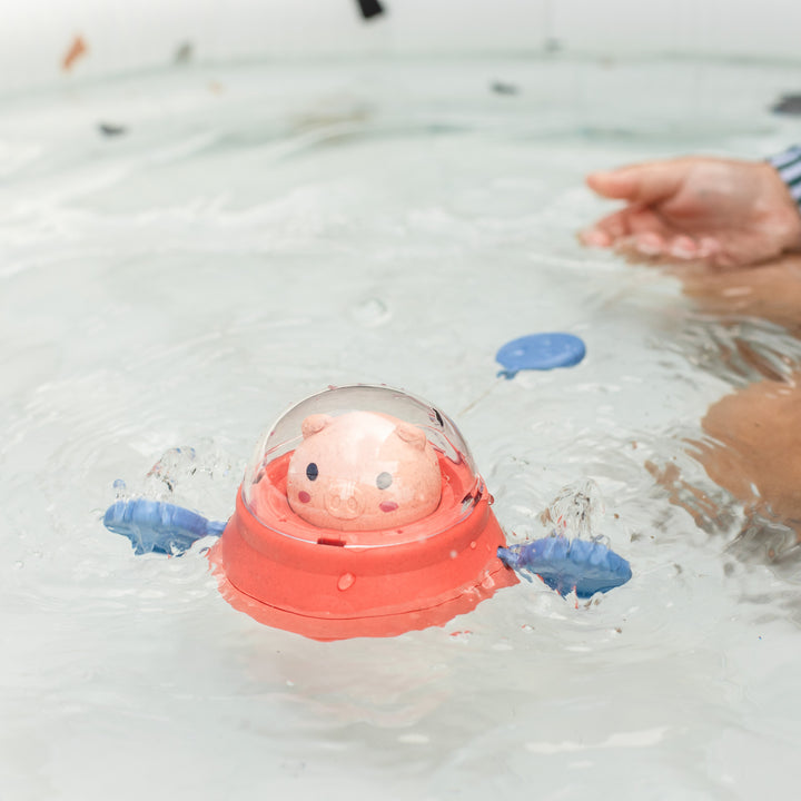 Bath Paddle Ship - Space Piggy