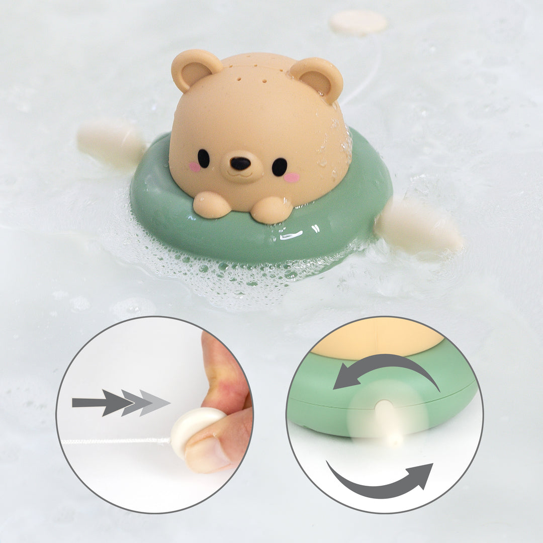 Bath Paddle Boat - Bear