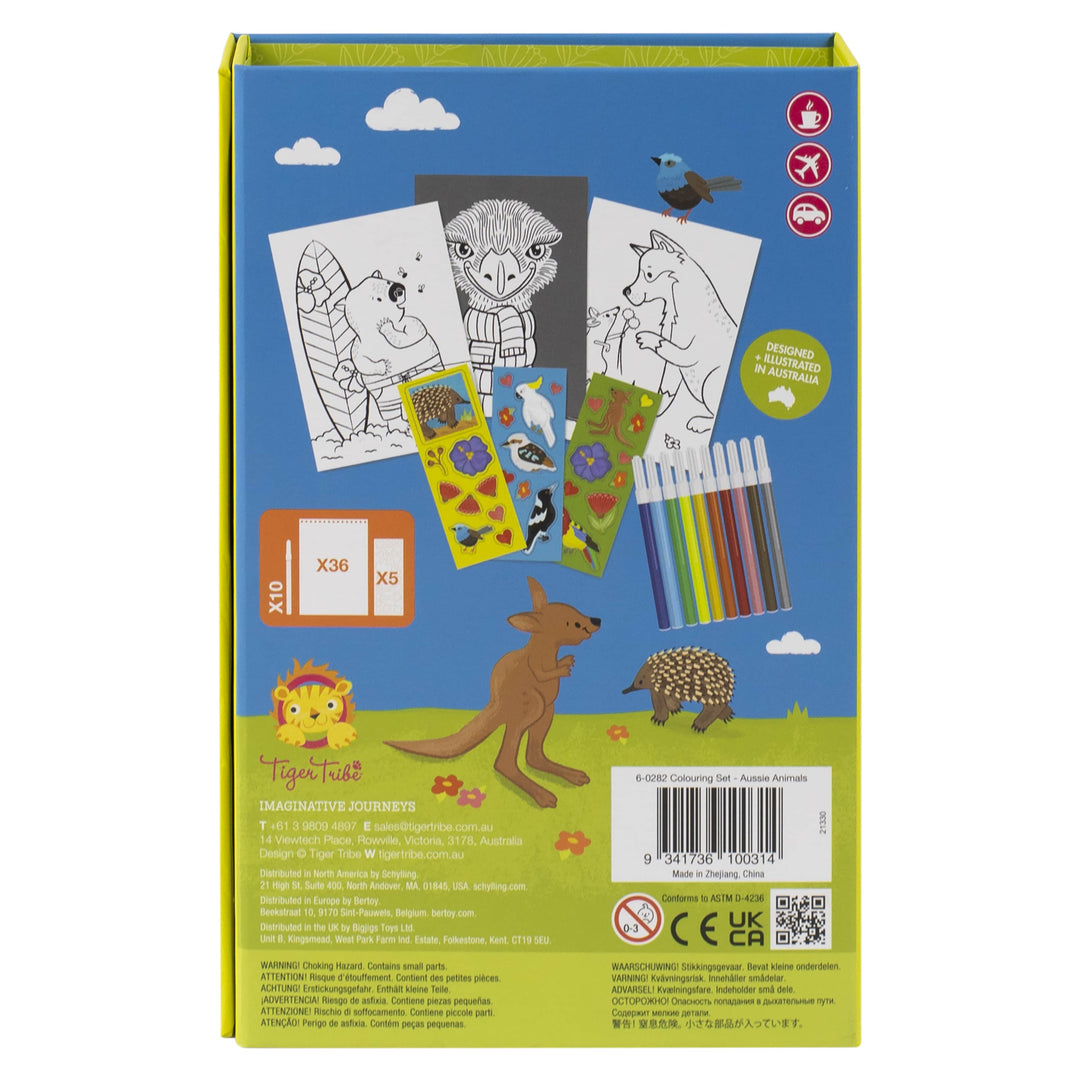 Colouring Set - Aussie Animals