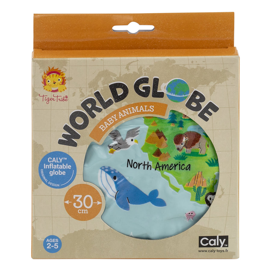 World Globe - Baby Animals - 30cm