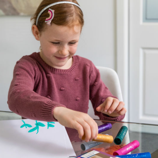 Metallic Silk Crayons