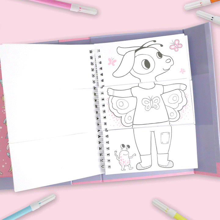 Mash-up Colouring Set - Dress Ups