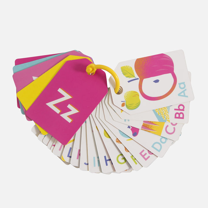 Alphabet Flash Cards - Neon