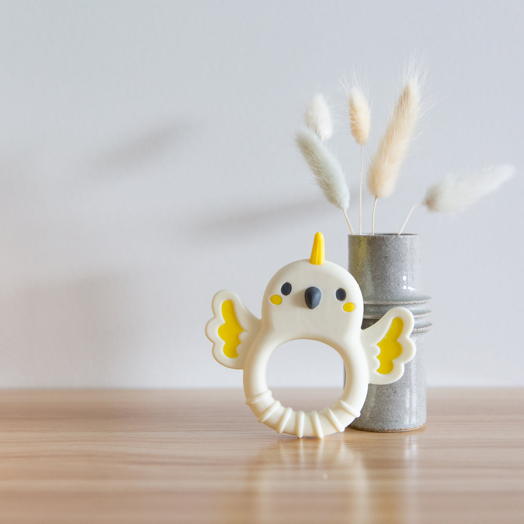 Silicone Teether - Cockatoo