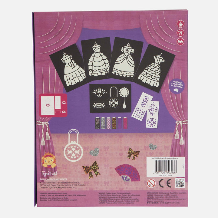 Foil Art - Princess Gowns