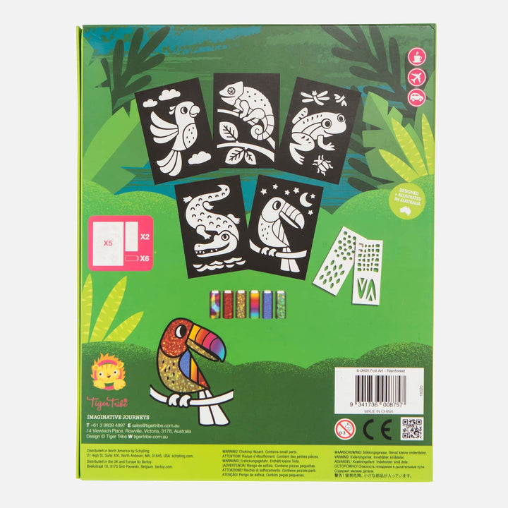 Foil Art - Rainforest