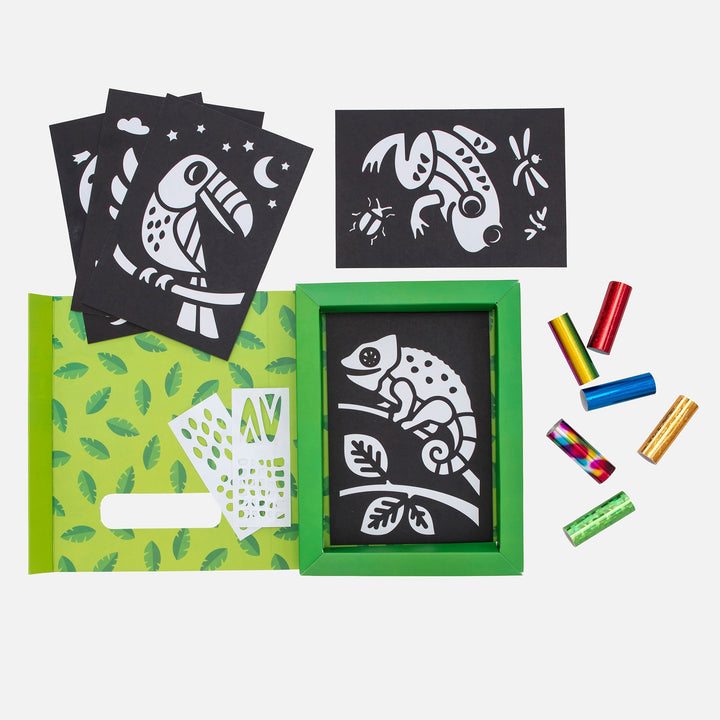 Foil Art - Rainforest