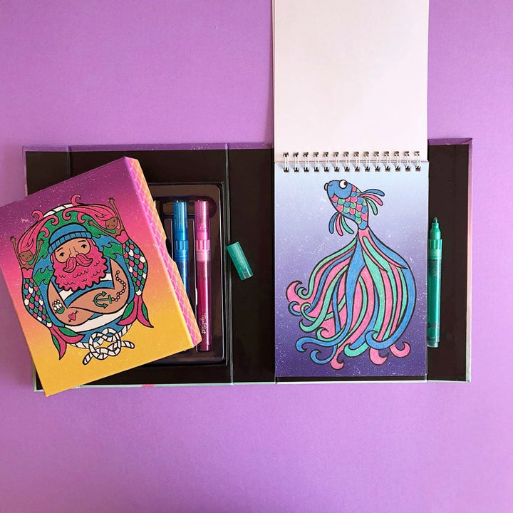 Glitter Colouring Set - Ocean Dreams
