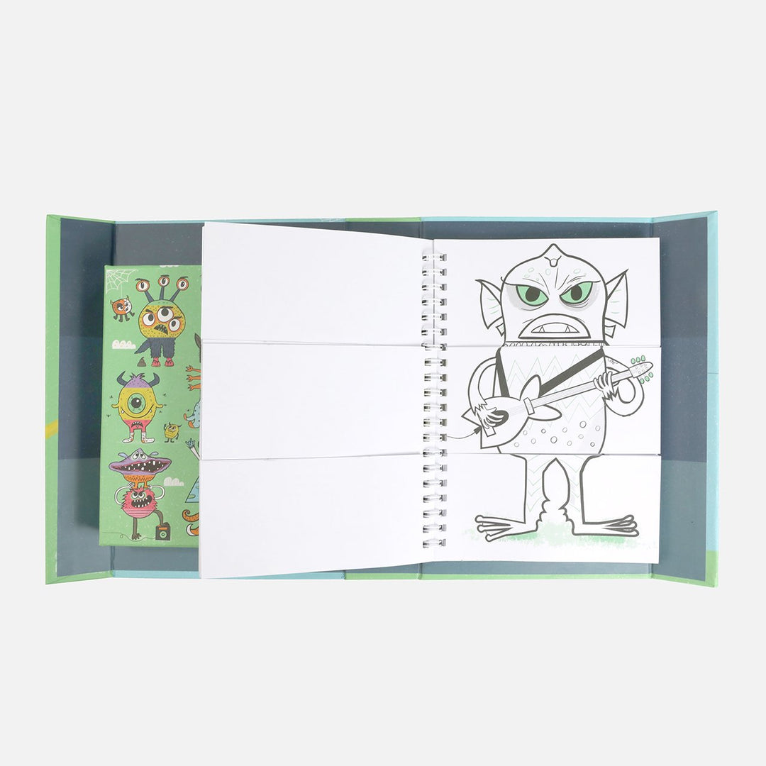 Mash-up Colouring Set - Monster Mash