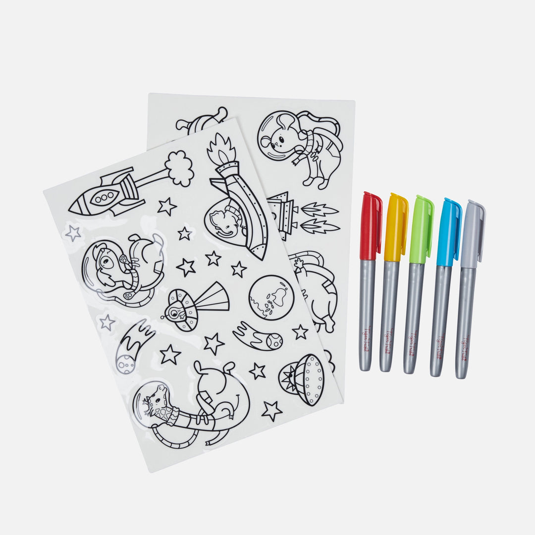 Movable Wall Art- Space Animals