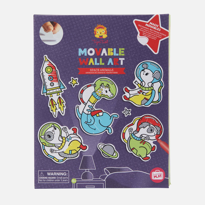 Movable Wall Art- Space Animals