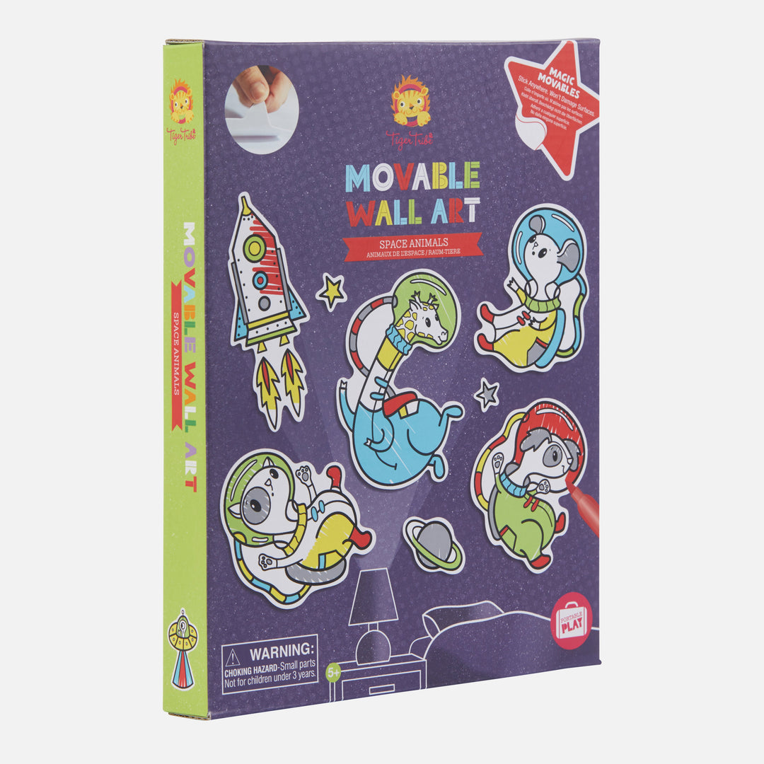 Movable Wall Art- Space Animals