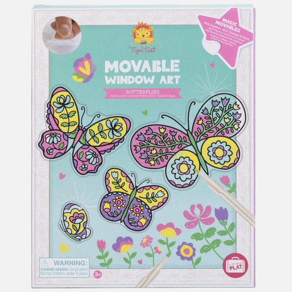 Movable Window Art - Butterflies