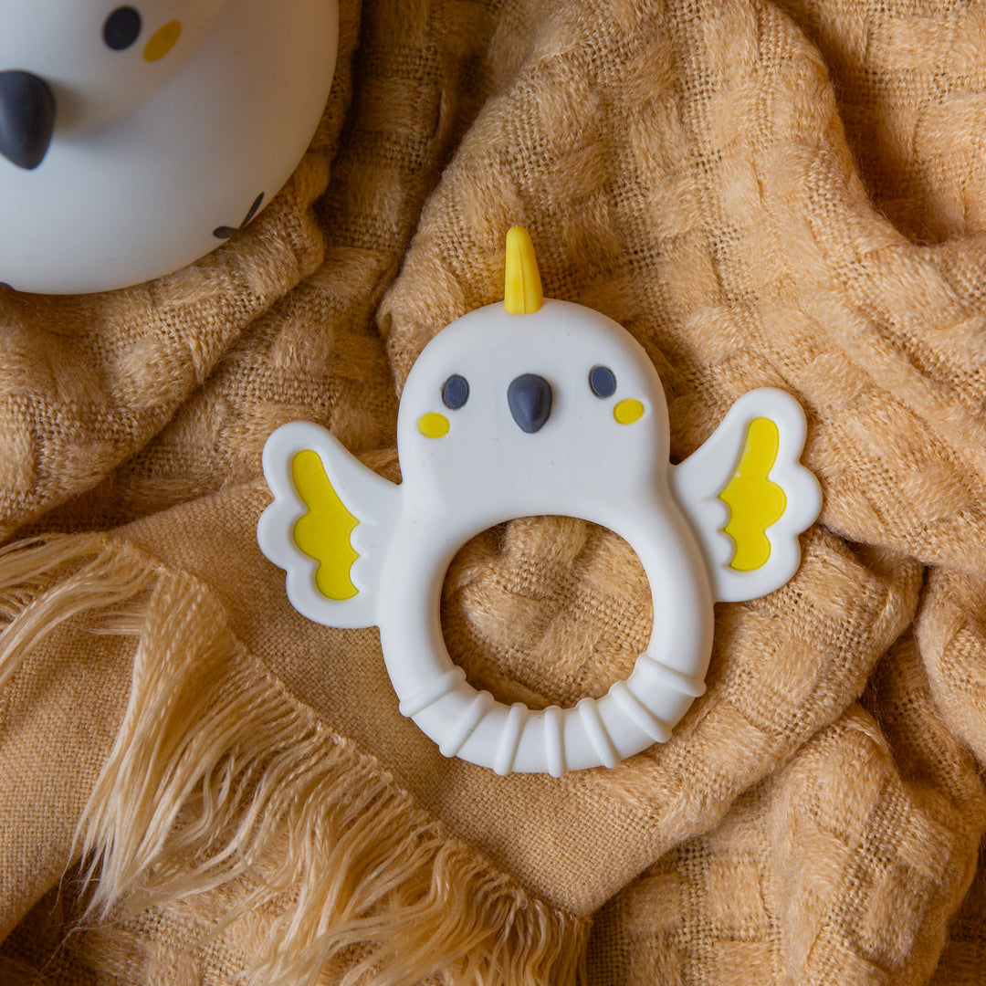 Silicone Teether - Cockatoo