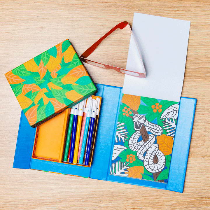 3D Colouring Set - Fierce Creatures