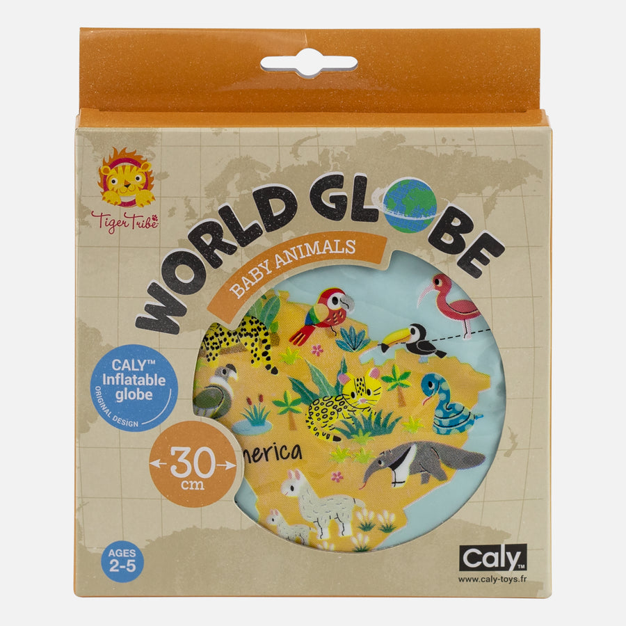 World Globe - Baby Animals - 30cm