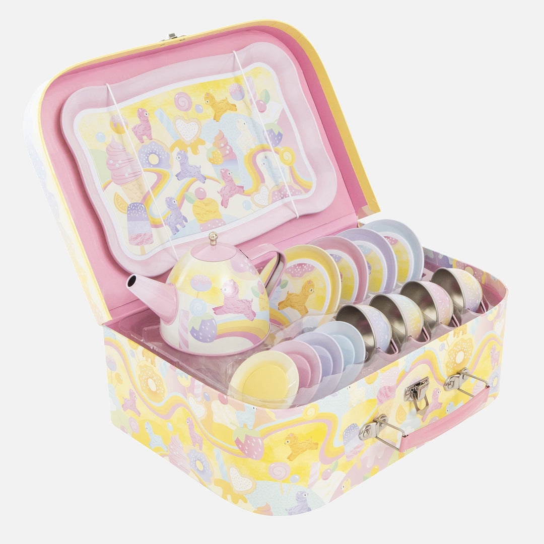 Vintage Tea Set - Llamalicious