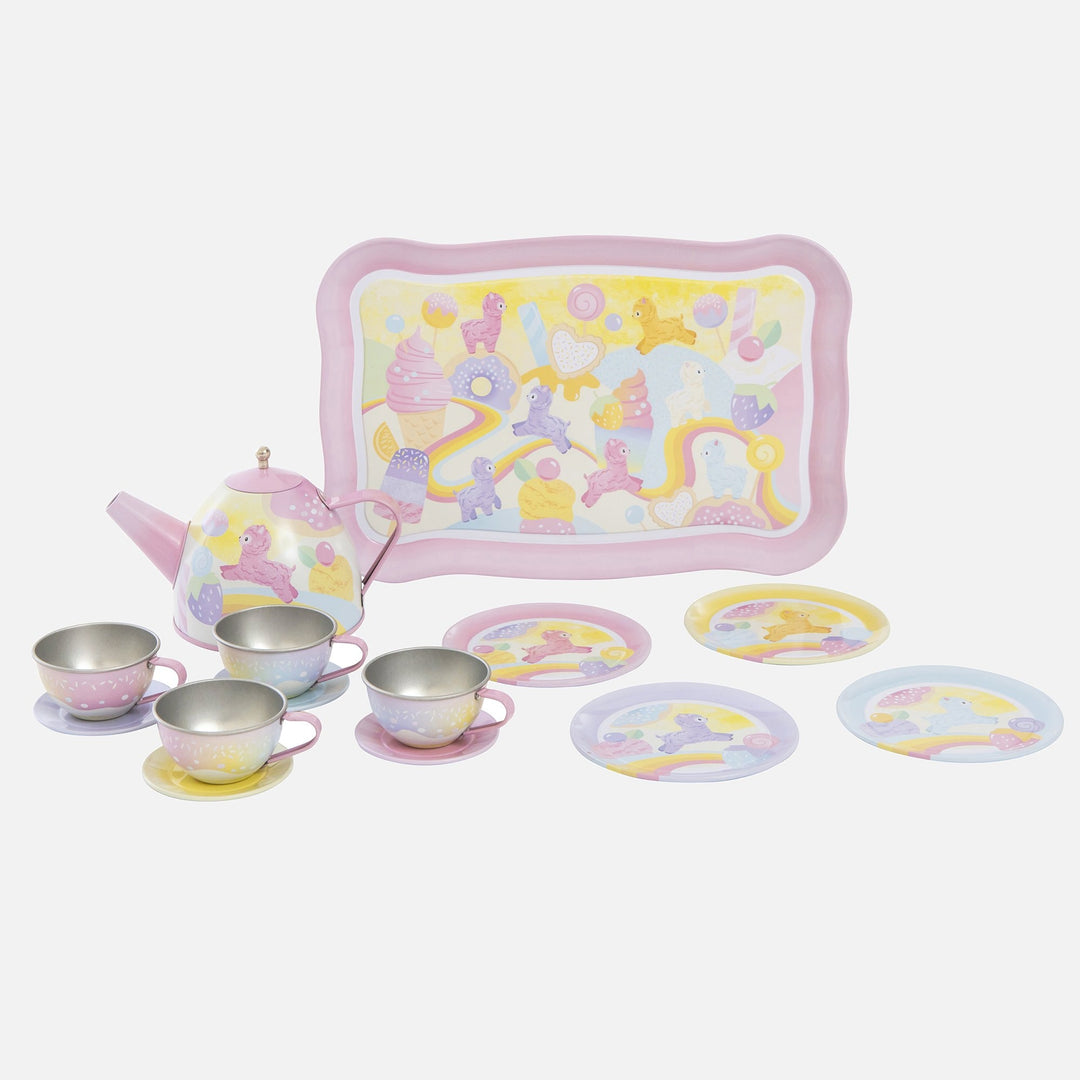 Vintage Tea Set - Llamalicious