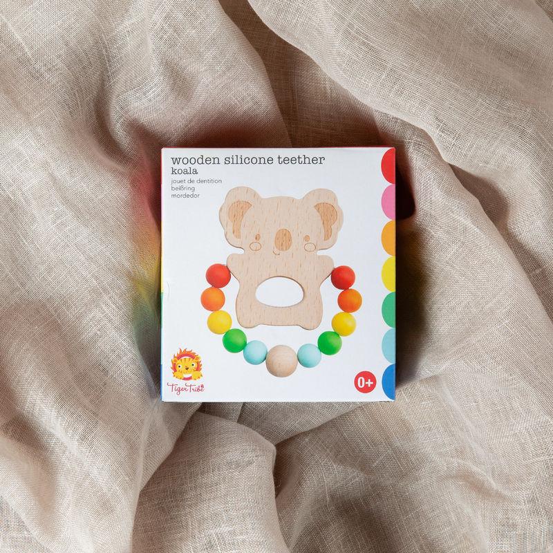 Wooden Silicone Teether - Koala